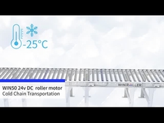 WIN50 DC 24v موتور درایو رولر زنجیره سرد حمل